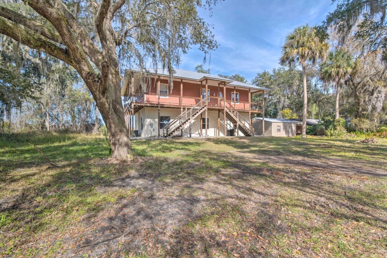 Lakefront Crystal River Home With Private Dock! Zewnętrze zdjęcie
