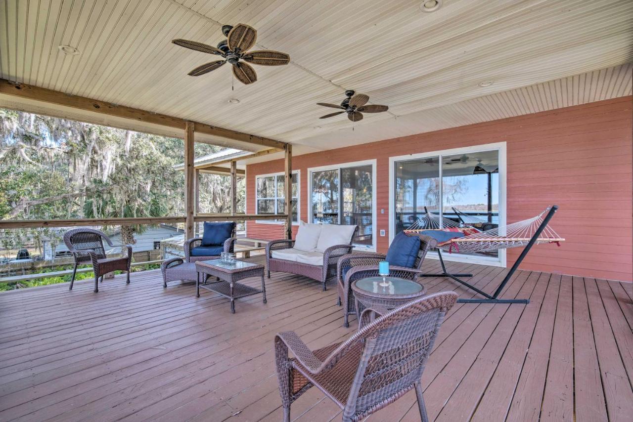 Lakefront Crystal River Home With Private Dock! Zewnętrze zdjęcie
