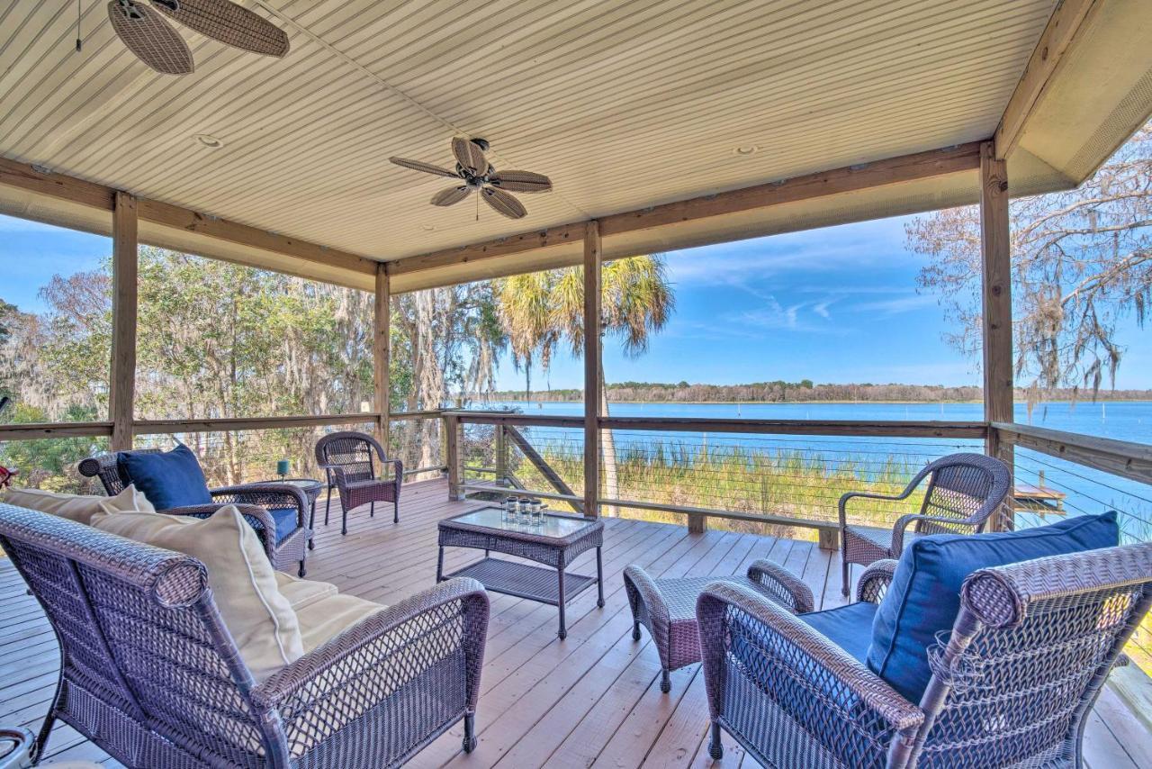 Lakefront Crystal River Home With Private Dock! Zewnętrze zdjęcie