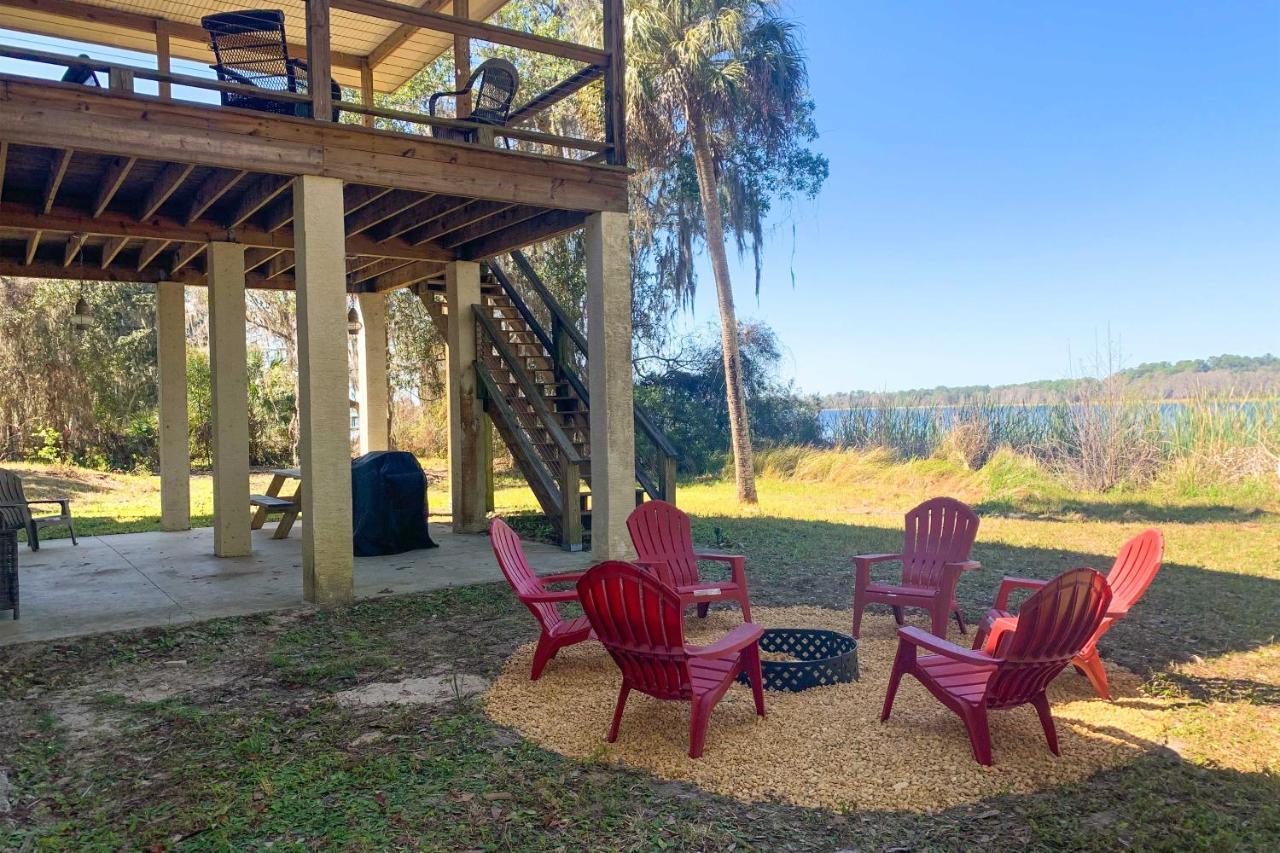 Lakefront Crystal River Home With Private Dock! Zewnętrze zdjęcie